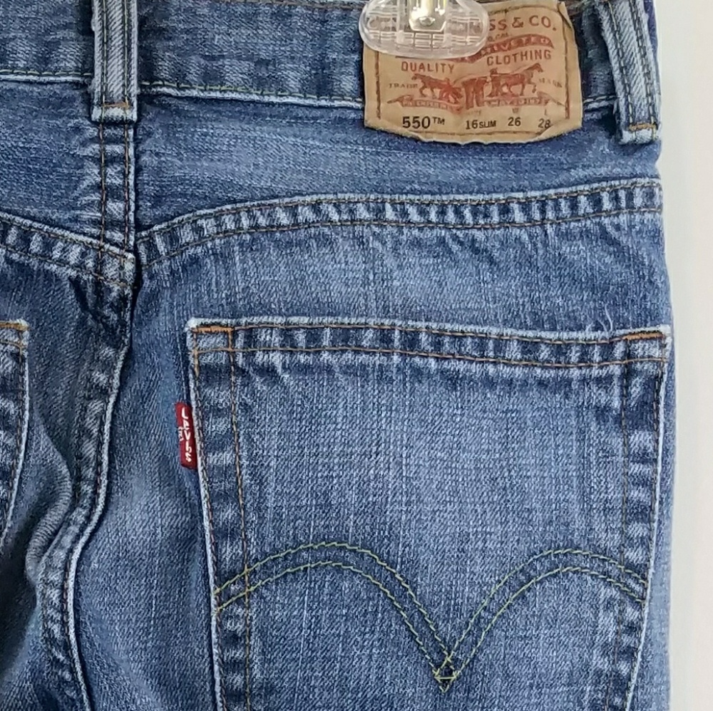 *LEVIS 550 HIGH WAISTED MOM JEANS RELAXED FIT - Picture 6 of 6